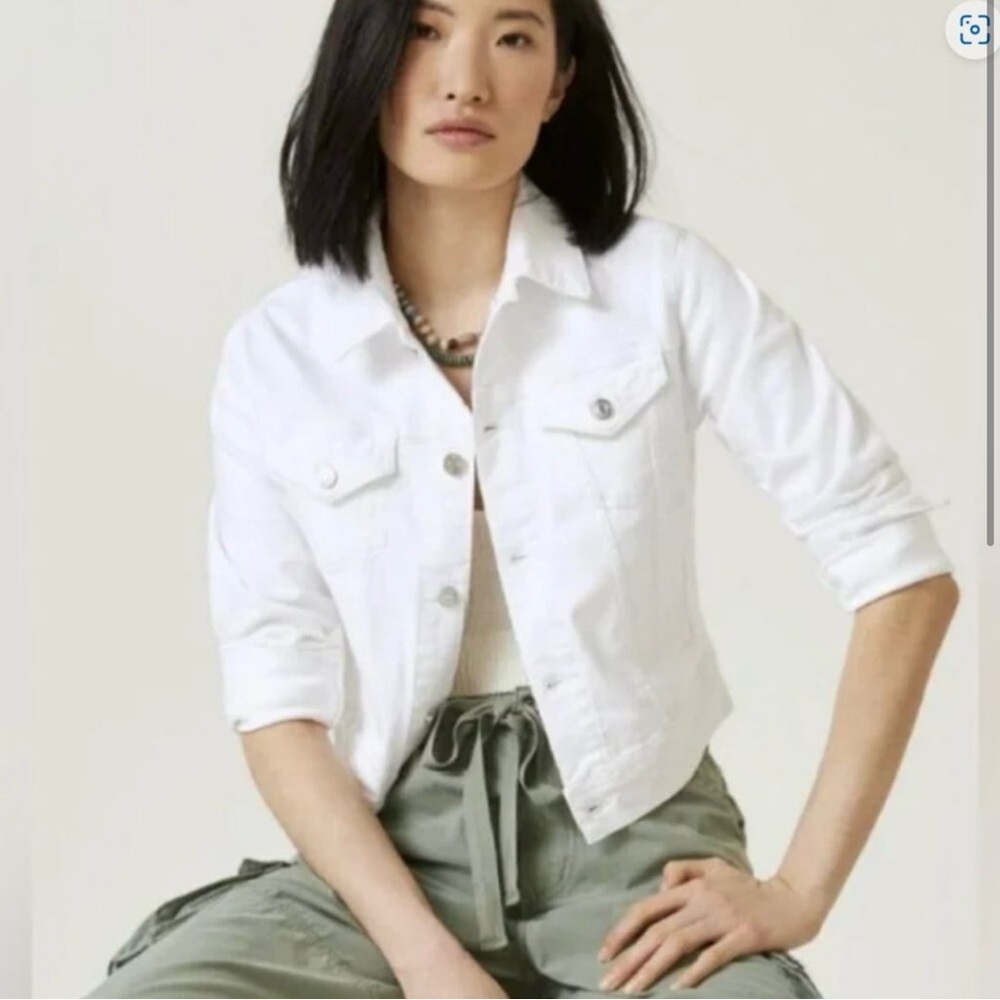 Anthropologie Edwin $198 Denim Jacket
Evie Optic White, XS NWT